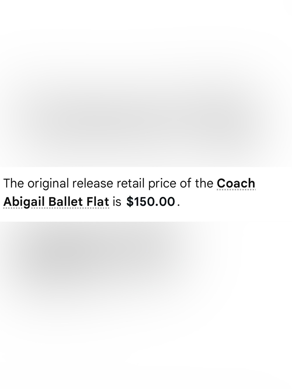 Coach Abigail Ballet Flat (NWOT) - Picture 9 of 10
